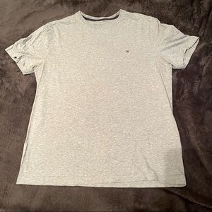 TOMMY HILFIGER Gray Short Sleeve T Shirt Size Large